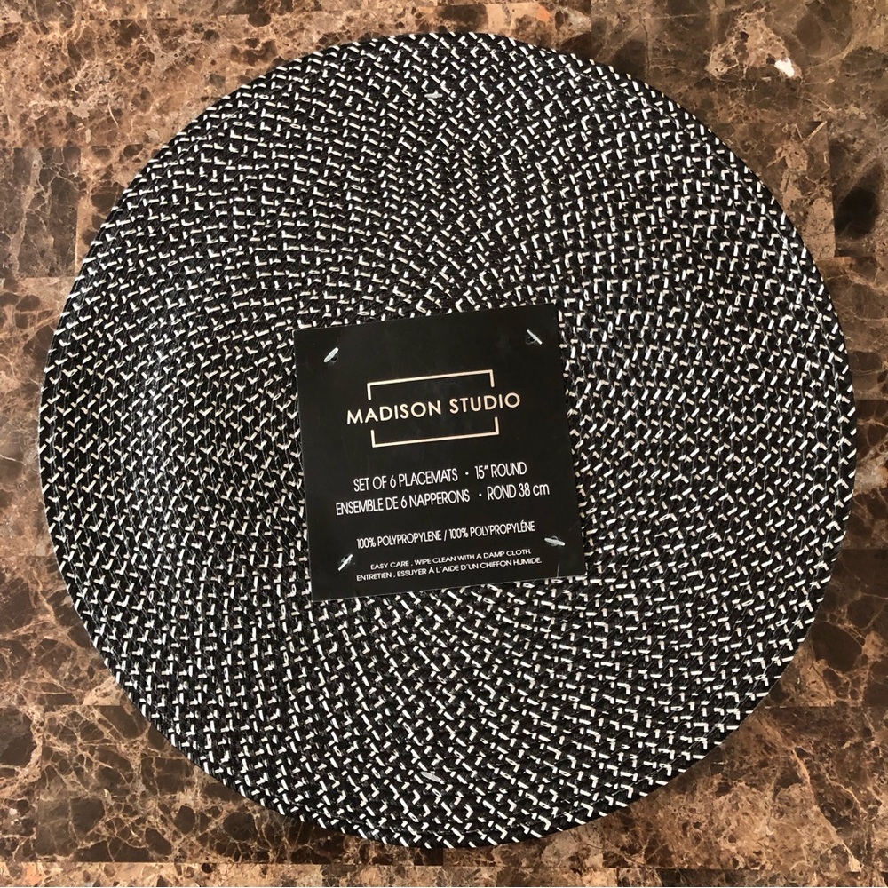 NWT Madison Studio Placemats (Set of 6)